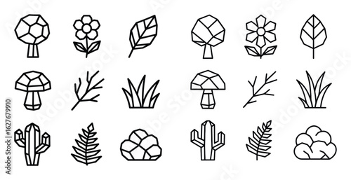 Nature Icons Outline