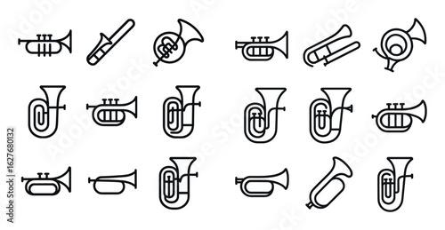 Brass Instrument Icons