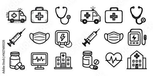 Emergency Health Icons