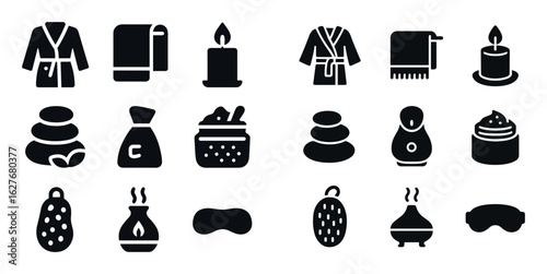 Beauty Spa Icon Grid
