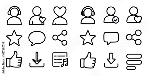 Podcast Icon Grid