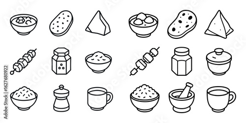 Indian Cuisine Icons