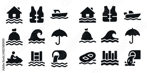 Flood Icons Grid