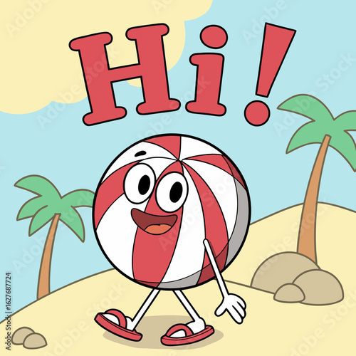 sending hi sticker
