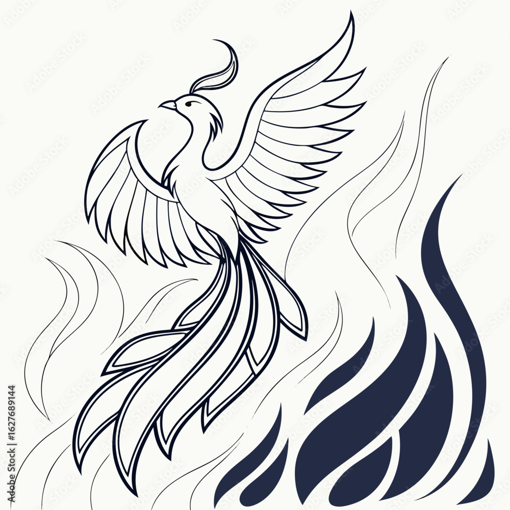 Obraz premium vector illustration of an eagle