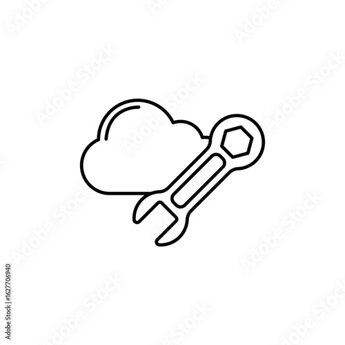 Icon a paas, isolated against a clean background.