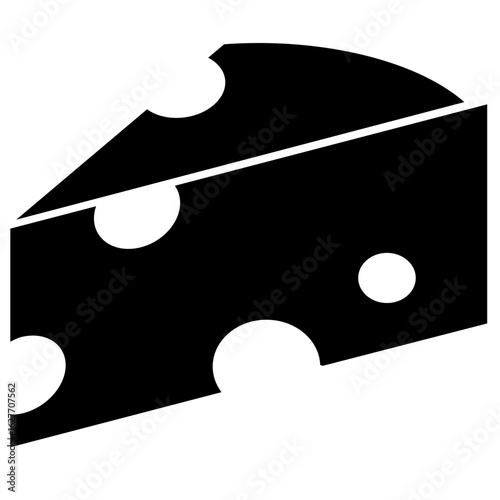 Swiss Cheese Slice Icon