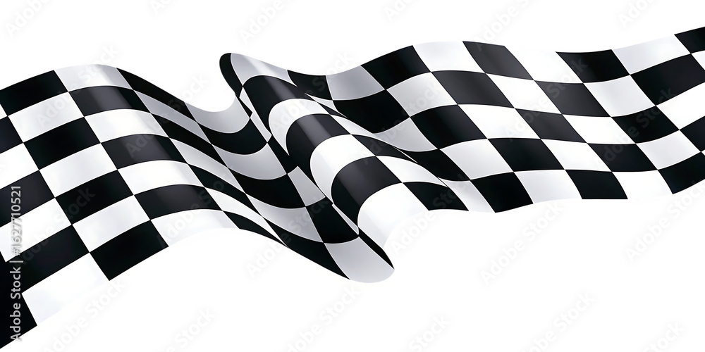 Waving checkered flag with background isolated on a transparent background racing flag Waving checkered flag with background isolated on a transparent background racing flag
