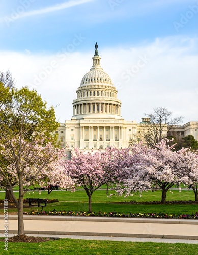 Capitol Building in Spring