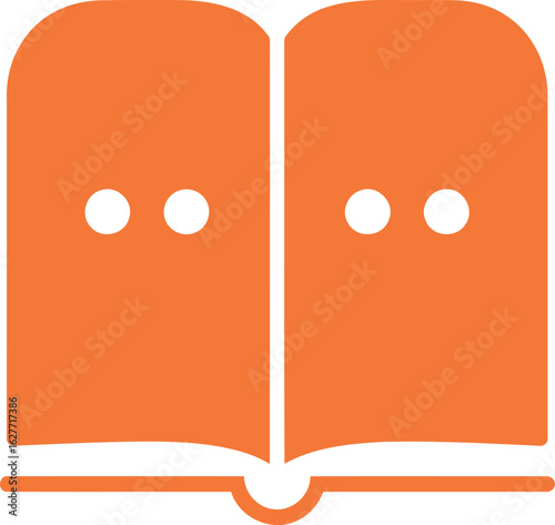Open book ten commandments symbol religious concept