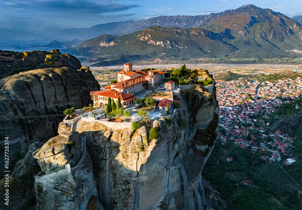 custom made wallpaper toronto digitalView of Meteora with Eastern Orthodox monasteries, Greece