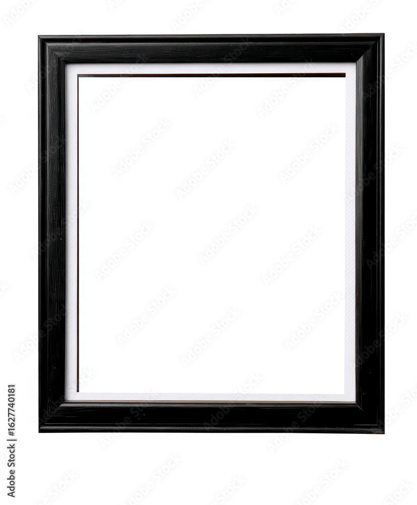 Black framed, blank canvas Black framed, blank canvas