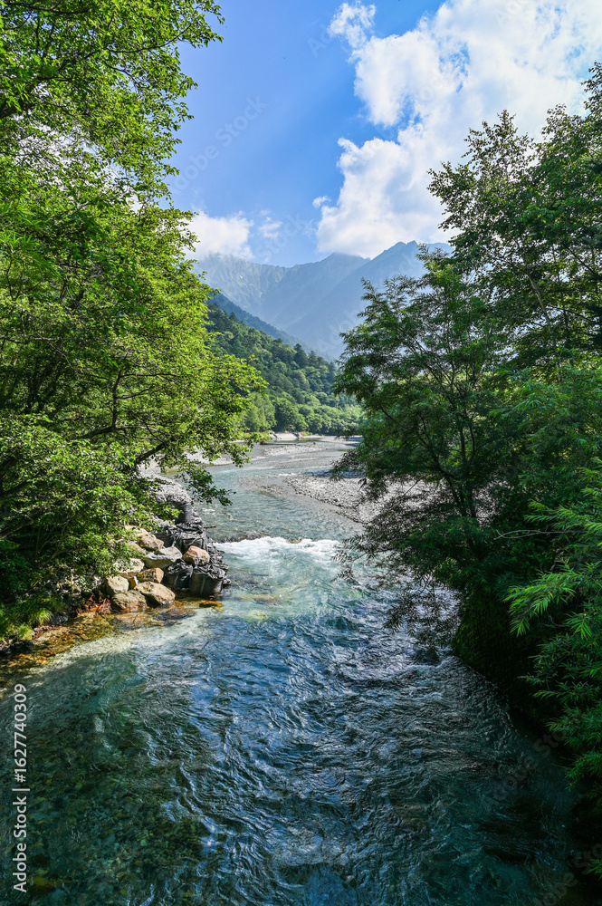 Fototapeta premium 日本の長野県の上高地