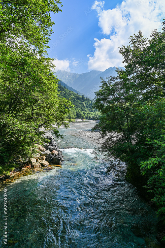 Fototapeta premium 日本の長野県の上高地