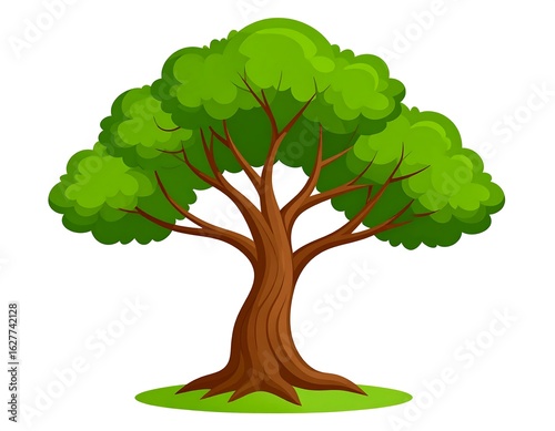 Cartoon illustration of a tree
