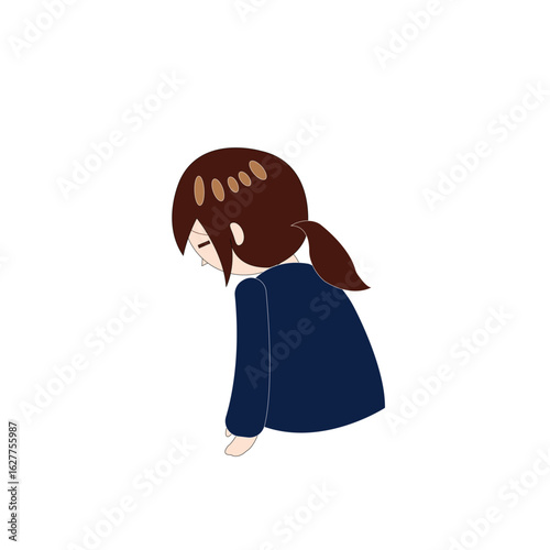 女性　落ち込む