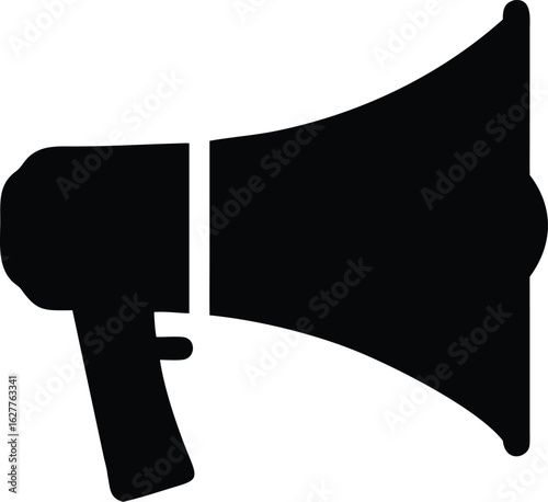 megaphone vector silhouette