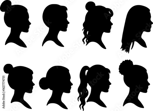 Elegant Dancing Couples Silhouette Set – Romantic Dance Poses Clipart