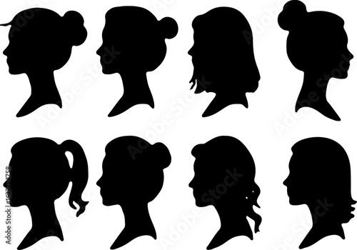 Elegant Dancing Couples Silhouette Set – Romantic Dance Poses Clipart