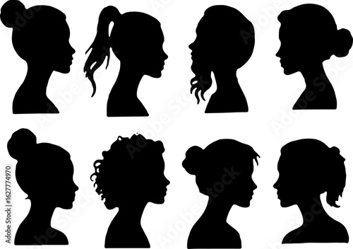Elegant Dancing Couples Silhouette Set – Romantic Dance Poses Clipart