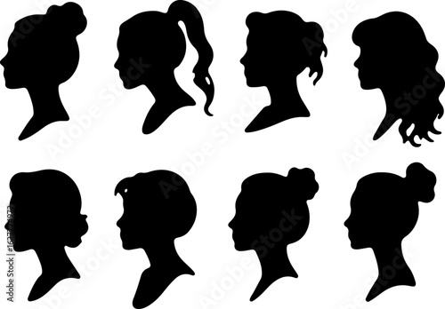 Elegant Dancing Couples Silhouette Set – Romantic Dance Poses Clipart