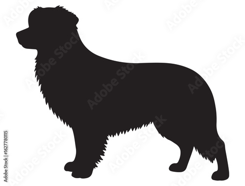 MINIATURE SHEPHERD DOG SILHOUETTE
