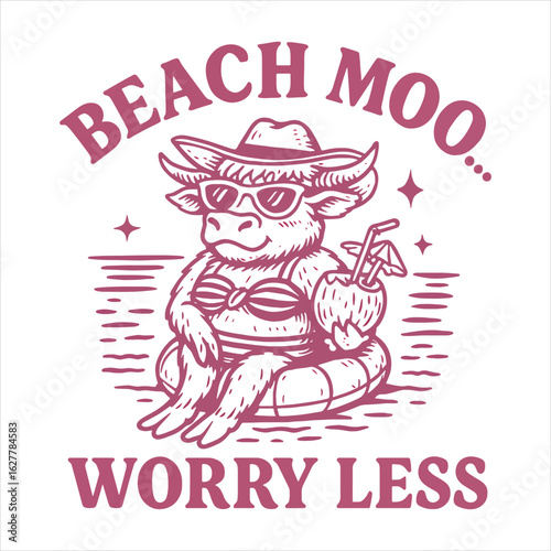 Beach moo... worry less