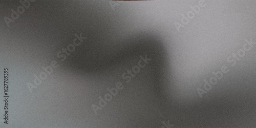 Blurry background with gradient of grey hues with noise effect