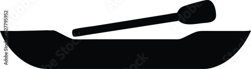 canoe boat silhouette