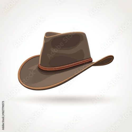 Australian akubra hat illustration
