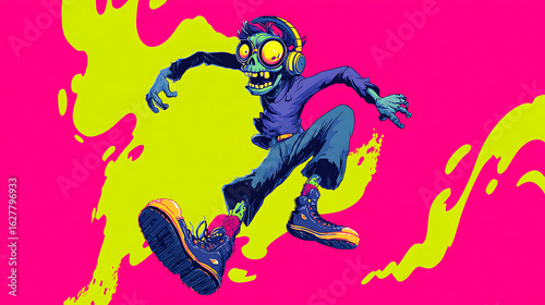 Wallpaper Mural Halloween mummy dancing  Torontodigital.ca