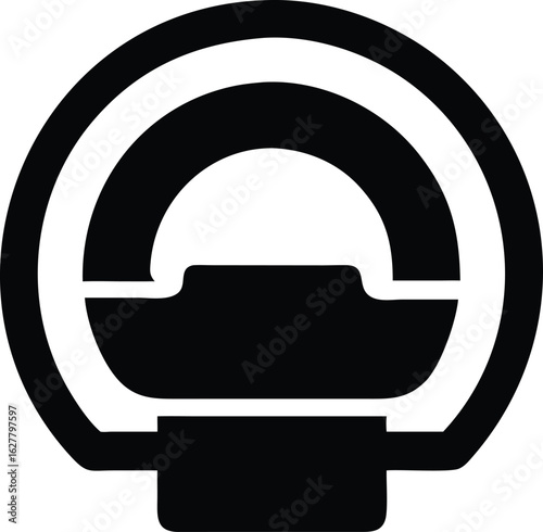 ct scanner silhouette