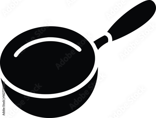 frying pan silhouette illustration