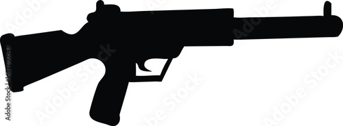 gun isolated silhouette