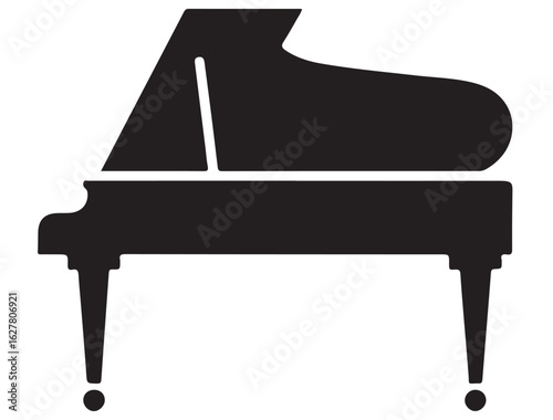 Wallpaper Mural PIANO SILHOUETTE Torontodigital.ca