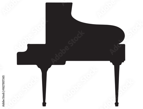 Wallpaper Mural PIANO SILHOUETTE Torontodigital.ca