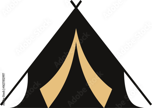 tent vector silhouette