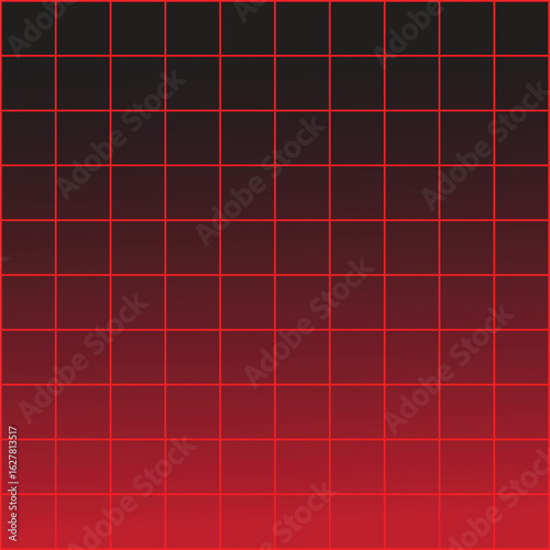 Red-to-Black Gradient Grid – Intense Matrix Backdrop