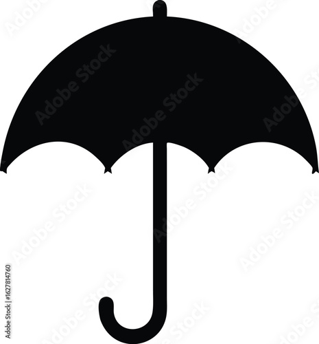umbrella isolated silhouette