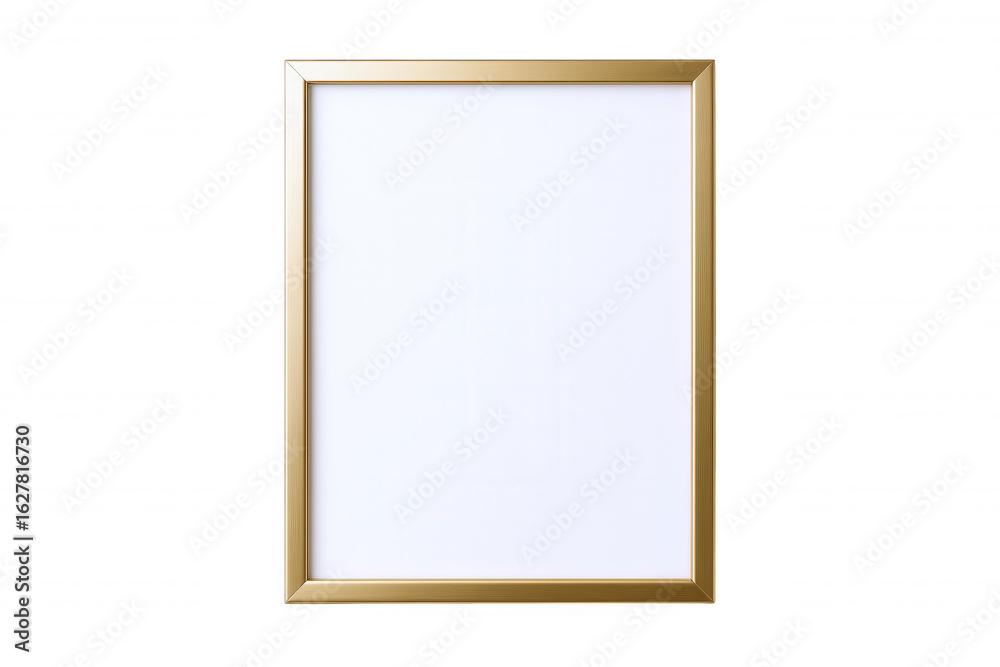 Minimalist Golden Framed Blank White Canvas Displaying a Clean, Empty Surface for Creative Content and Design Projects Minimalist Golden Framed Blank White Canvas Displaying a Clean, Empty Surface for Creative Content and Design Projects