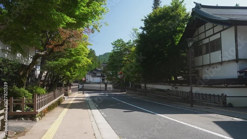 Wallpaper Mural 高野山　高野町の街並み Townscape of Koyasan, Koya Town, Wakayama, Japan Torontodigital.ca