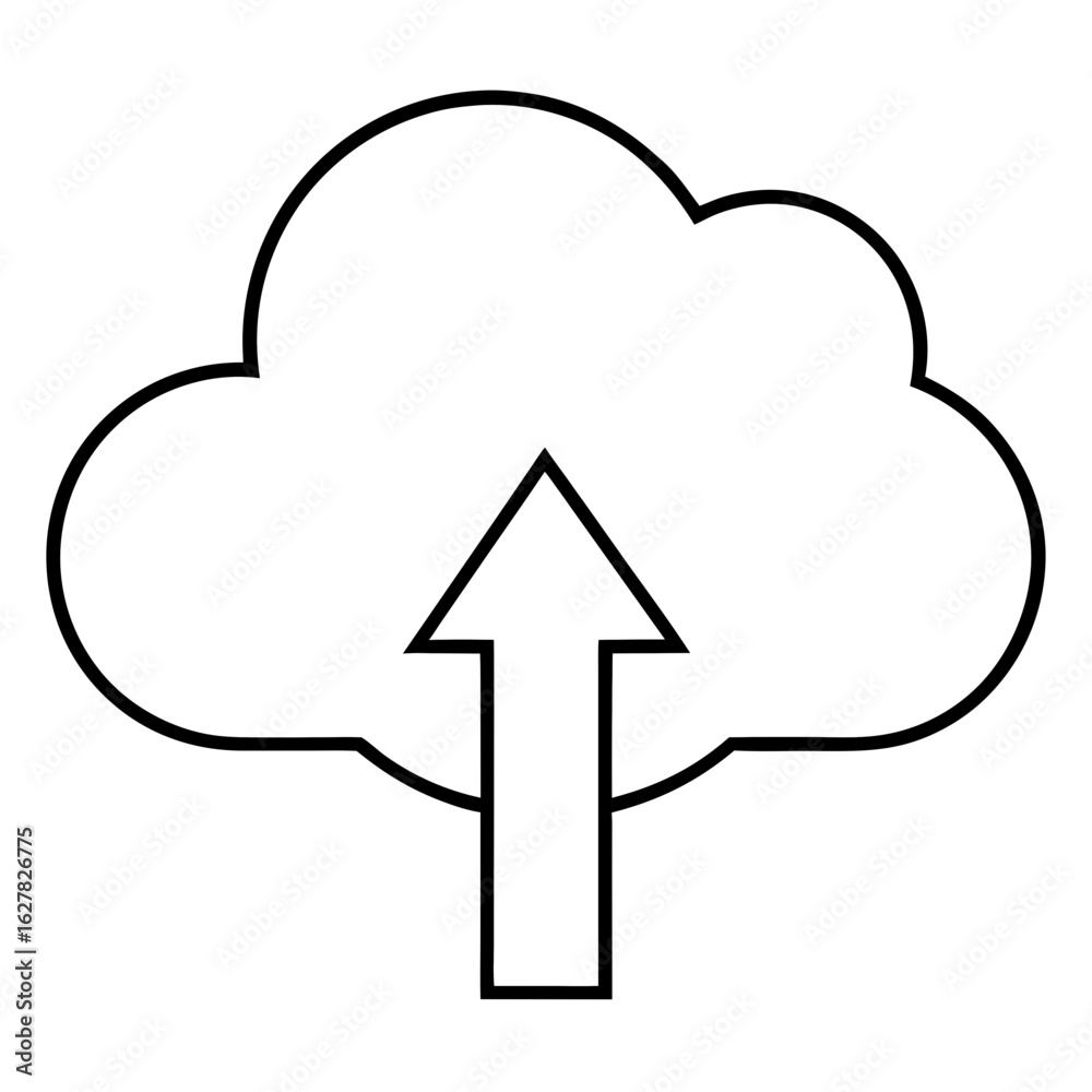Cloud Storage Upload Vector Design Cloud Storage Upload Vector Design