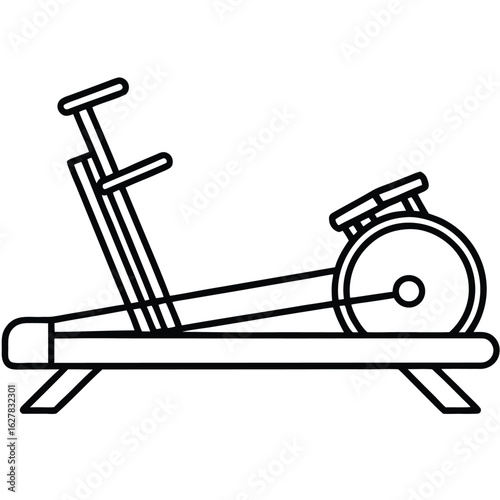 Stationary exercise bike with handlebars and wheel stationary bike gym equipment