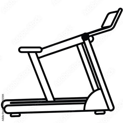 Treadmill exercise machine with running belt and console fitness workout