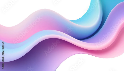 Abstract Pastel Waves: A Dreamlike Digital Art