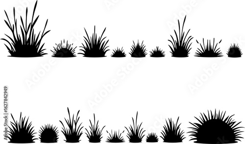 Bigfoot Silhouettes Vector Set" vector bundle