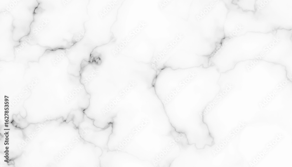 Fototapeta premium White Marble Texture with Smooth Natural Veins Background