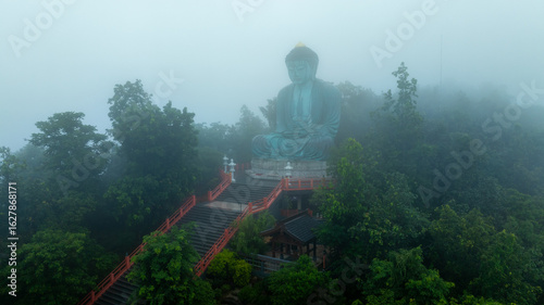 Slika na platnu The Great Buddha of Kamakura Daibutsu at Thai Temple - Wat Phra That Doi Phra Ch