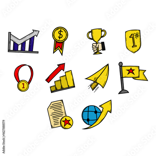 success clip art set
