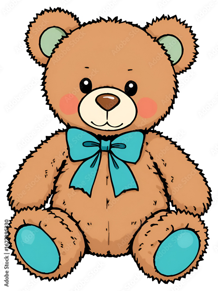 Fototapeta premium Isolated Teddy Bear